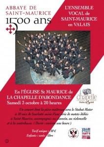 Affiche concert Abondance