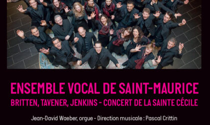 Concert de la Sainte-Cécile : Britten – Tavener – Jenkins